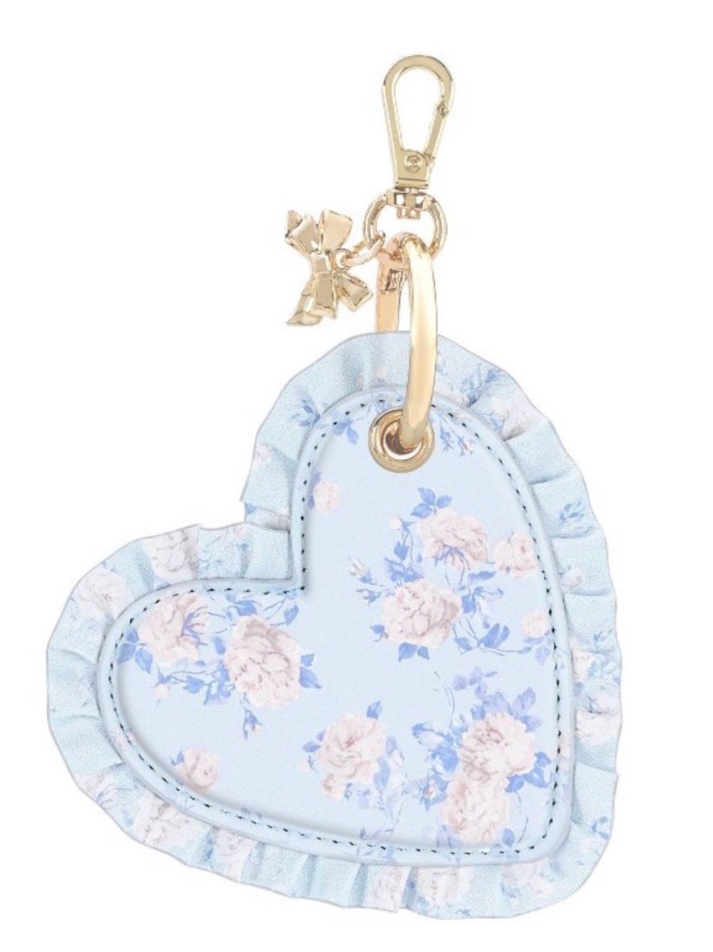 LoveShackFancy X Target- Case-Mate Everblooming Rosettes Heart AirTag Charm